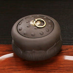 Clay Lotus Tea Caddy