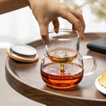 Cups - Glass - Lidded Tea Mug With Filter