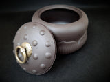 Clay Lotus Tea Caddy