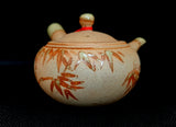 Teapots - Ceramic - Antique Side-Handle Bamboo