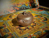 Teapots - Yixing - Wood-Fired Bamboo Drum Teapot