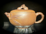 Teapots - Yixing - Wood-Fired Bamboo Drum Teapot